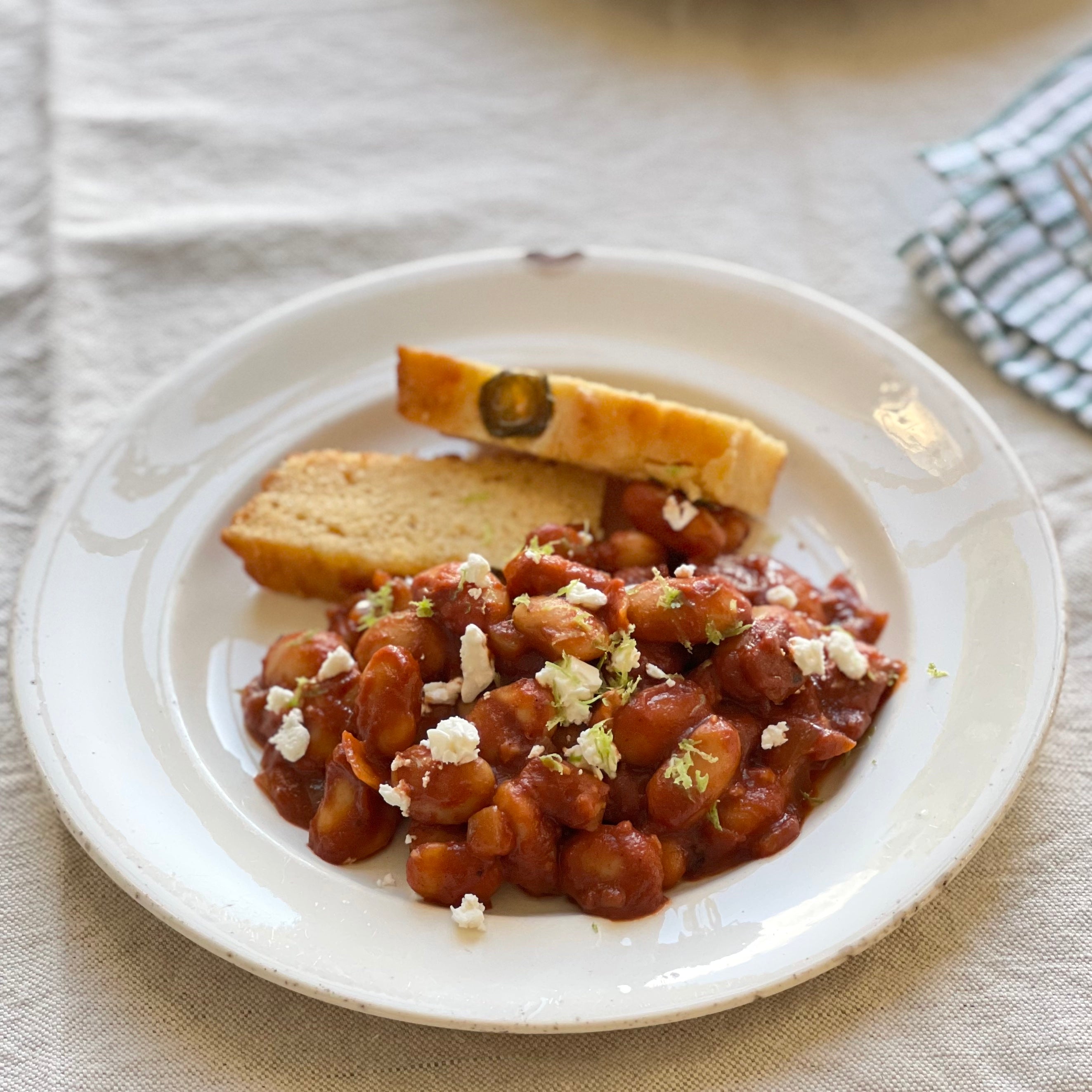 Mole Baked Beans with Saint Matthew