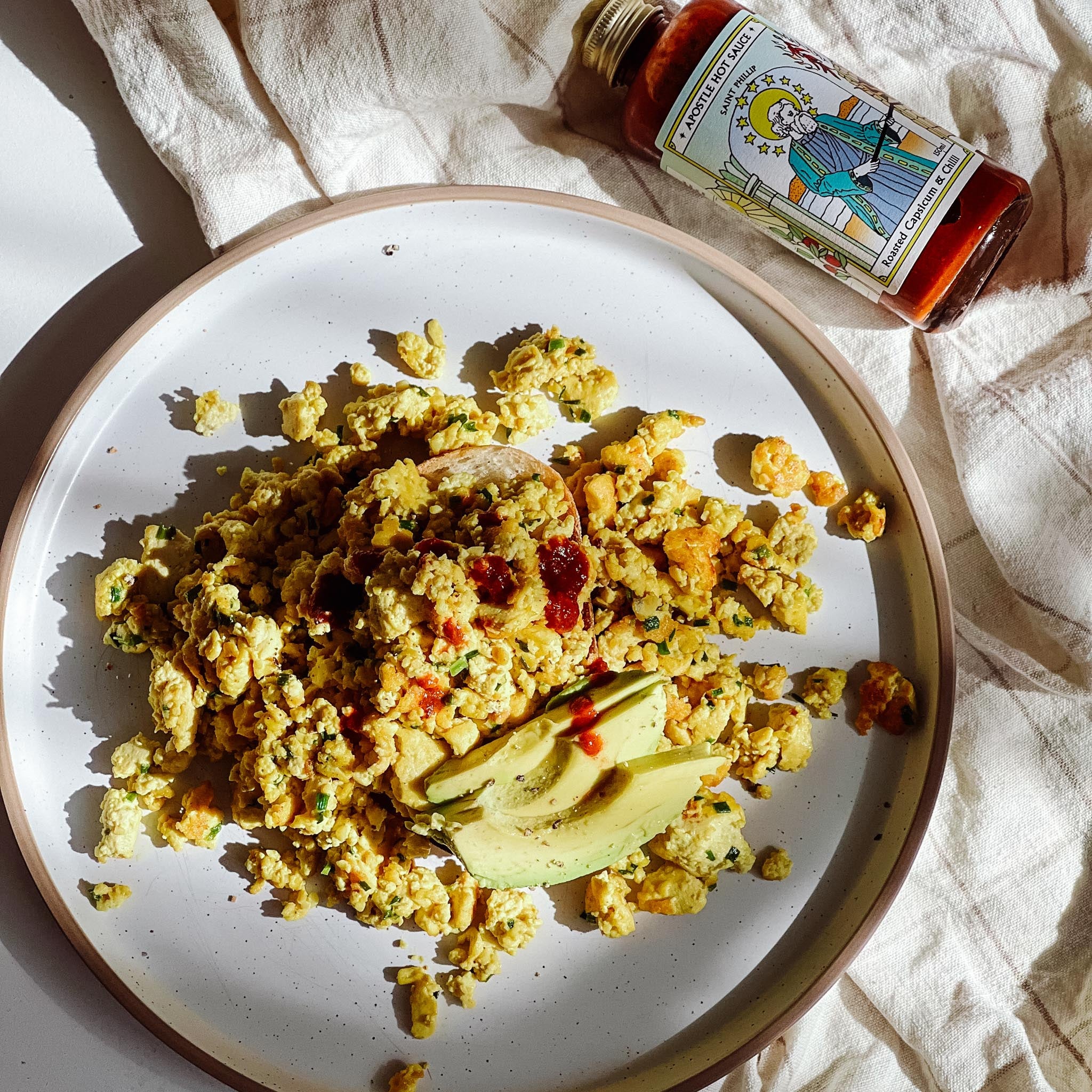Tofu Scramble with Saint Phillip