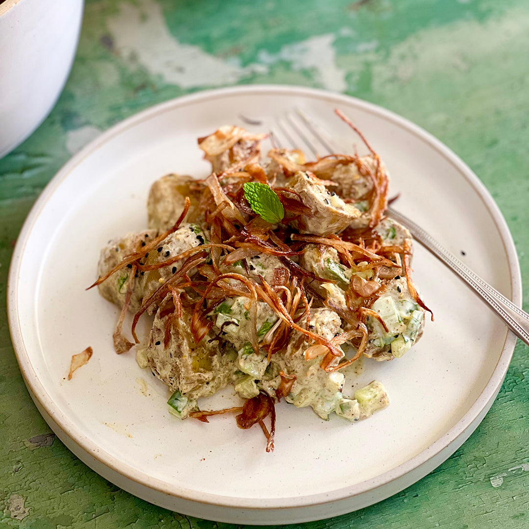 Chaat Masala Potato Raita Salad