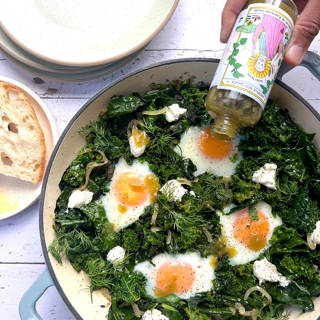Green Eggs with Saint Peter