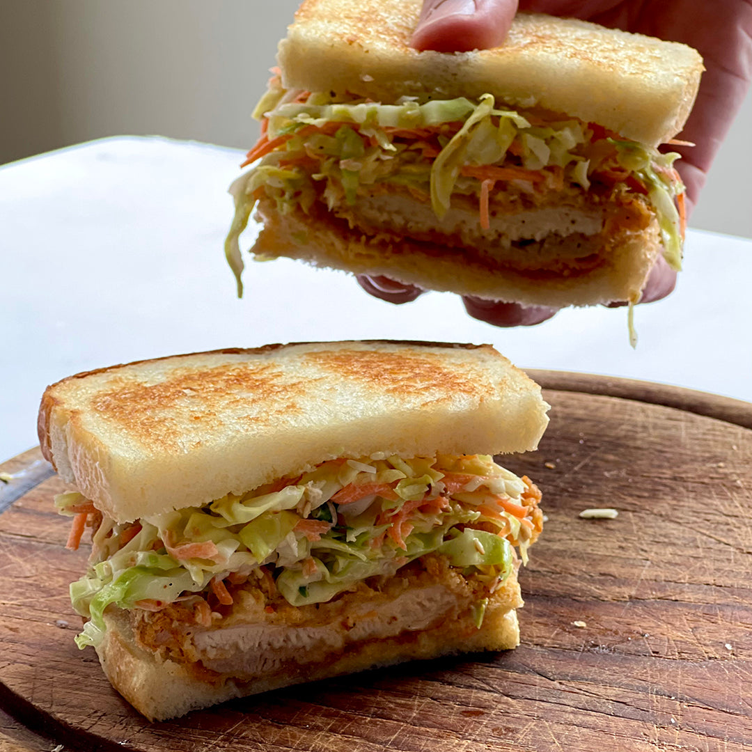 Katsu Sando with Orange & Horopito Shichimi