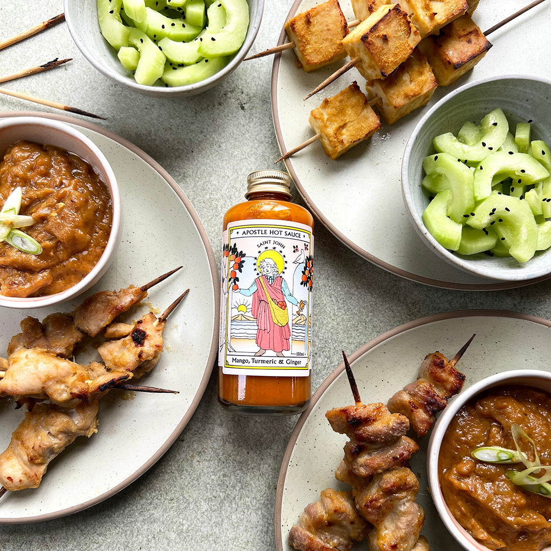 Satay Spice Paste with Peanut Sauce with Saint John