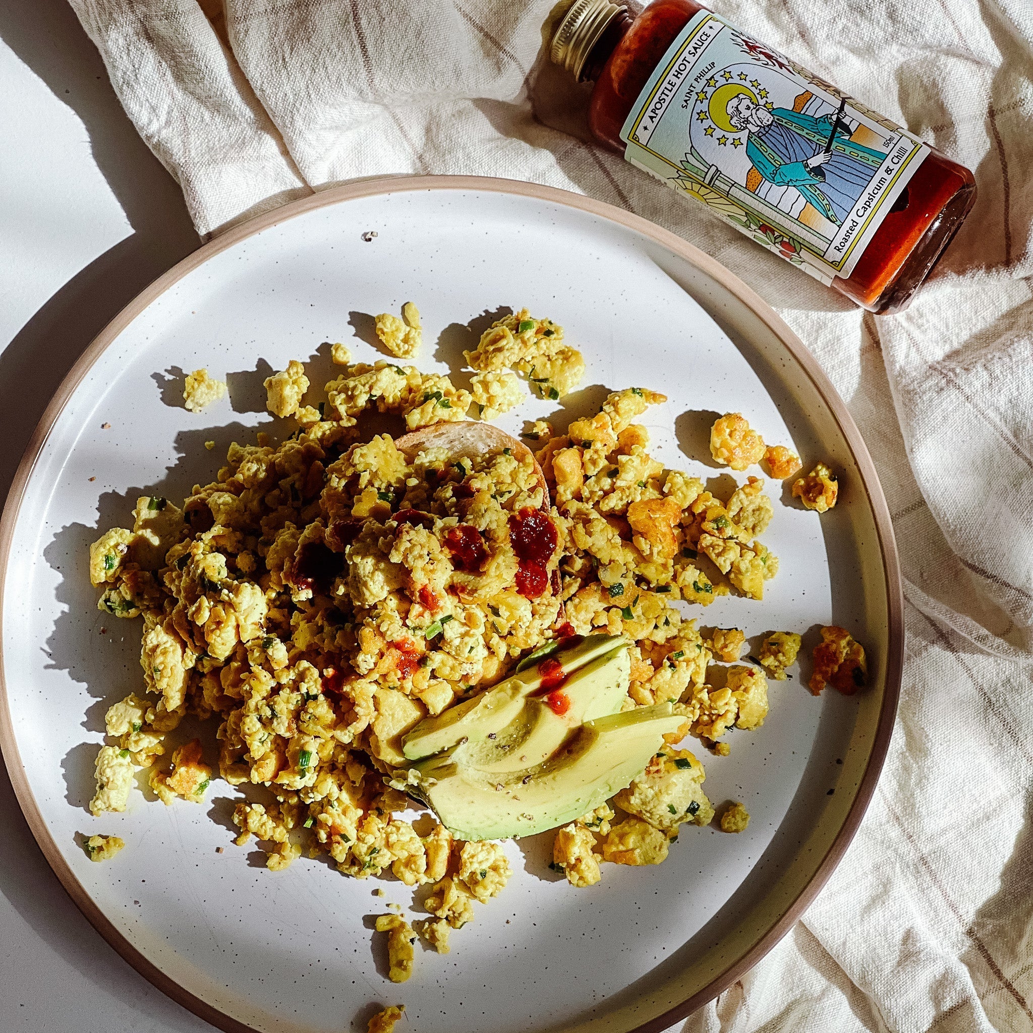 Tofu Scramble with Saint Phillip