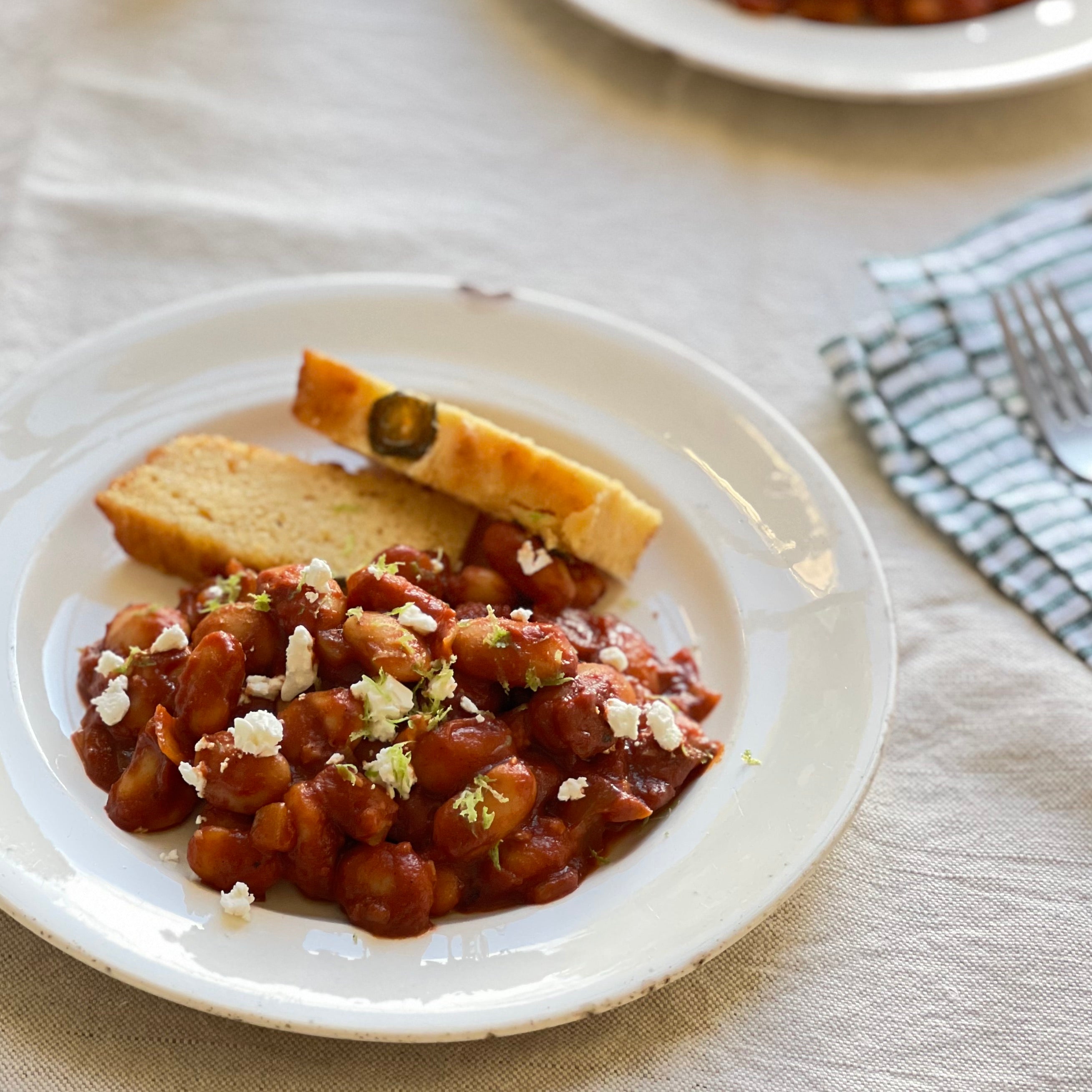 Mole Baked Beans with Saint Matthew