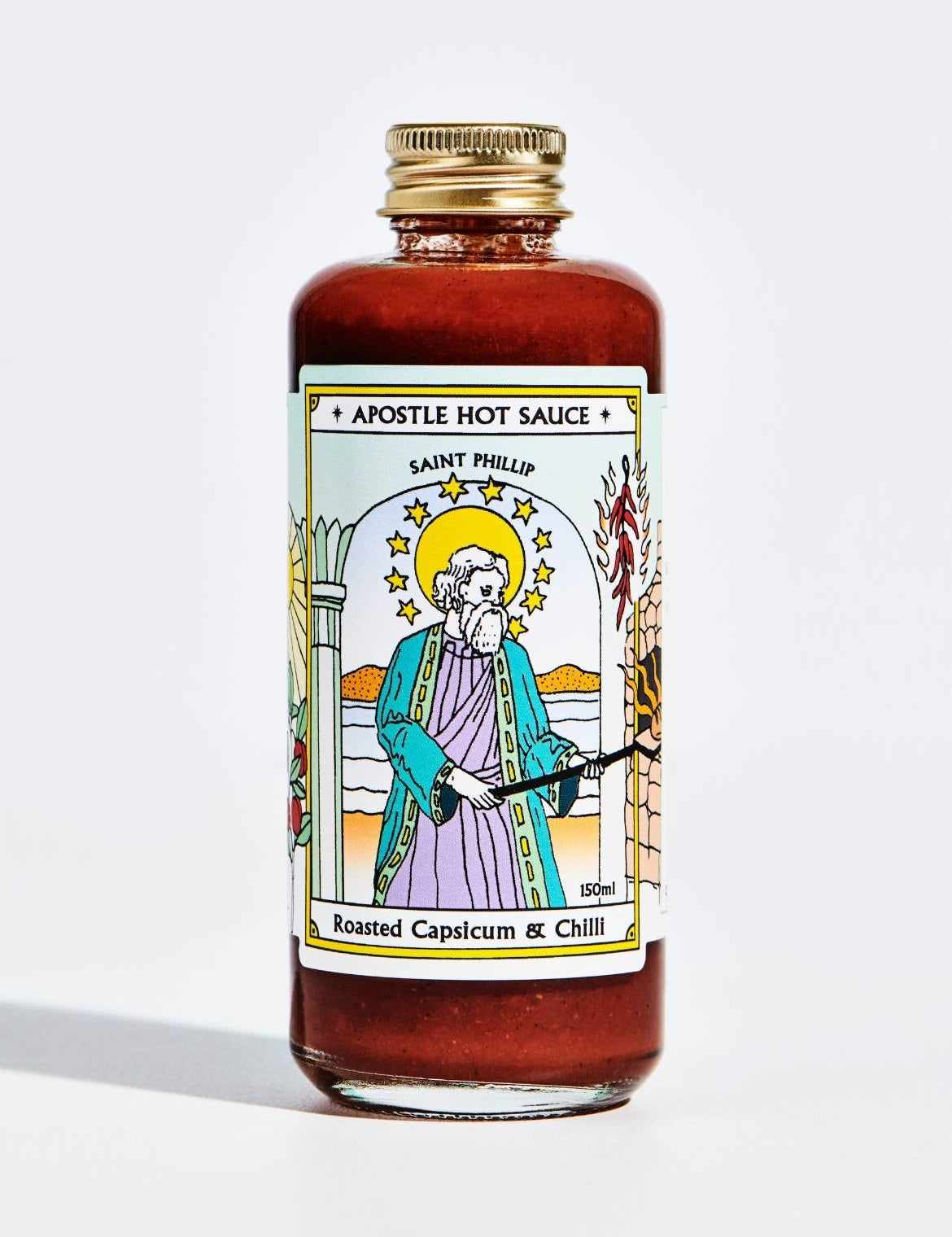 Bottle of Roasted Capsicum Hot Sauce 