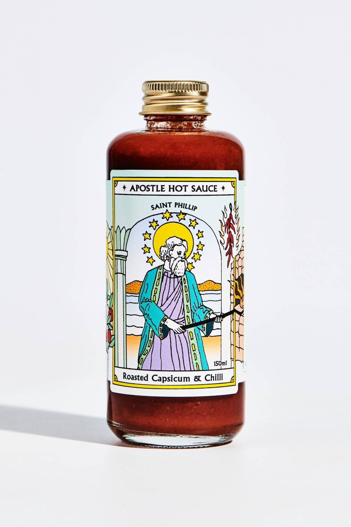 Bottle of Roasted Capsicum Hot Sauce 